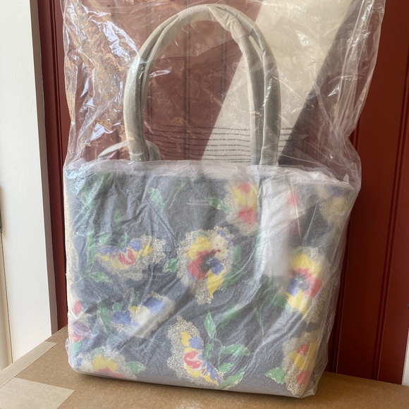 Ralph Lauren Pebble Reversible Tote Les Jardins Du Cap - Picture 7 of 7